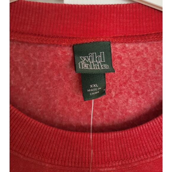 Wild Fable Women's Los Angeles Rhinestone Sweatshirt- Size XXL - Picture 2 of 3